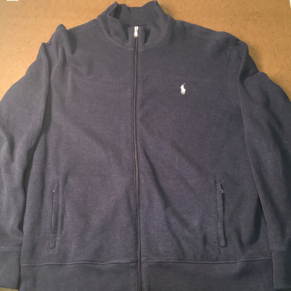 RALPH LAUREN Men's Full Zip up Sweater XXL